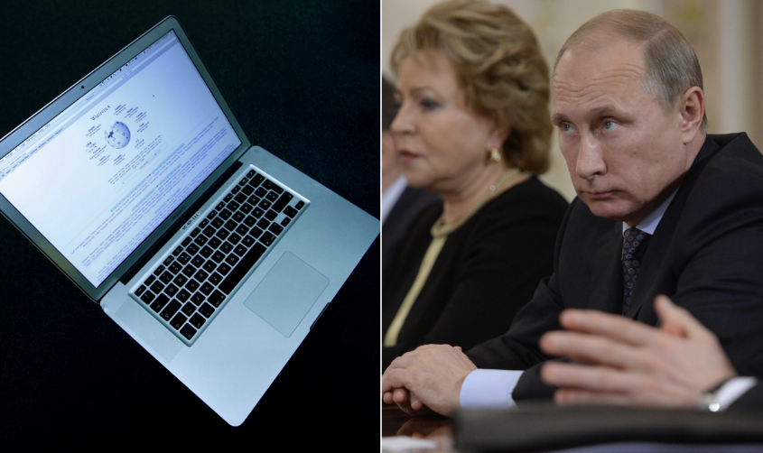 Ryssland, Wikipedia, uppslagsverk, Vladimir Putin, Kreml